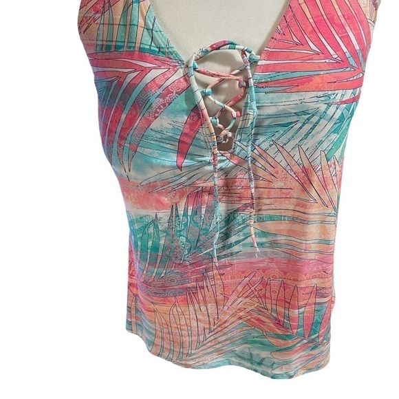 Beach House Swim Courtney Lace Up Tankini Top Size 14 - excellent Condition - Picture 5 of 15